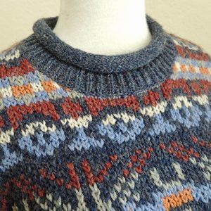 Chunky Folk Knit Sweater- Vintage